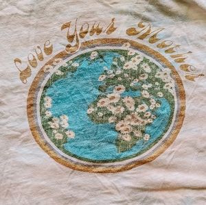 Anthropologie "Love Your Mother" Vintage Style Tee Shirt